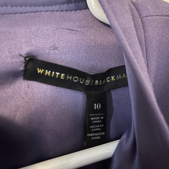 White House Black Market Purple Long Sleeve Dress - Picture 2 of 5